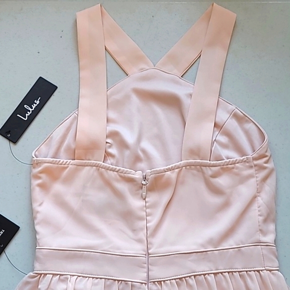 SM NWT Lulu's Air of Romance Peach Maxi Dress - Picture 8 of 12
